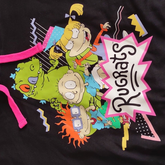 Rugrats XL(15-17) Black Graphic Hoodie - Picture 3 of 13